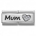 NOM CZ DOUBLE SYMBOLS CZ HEART MUM