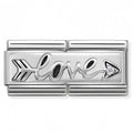 NOM DOUBLE ENGRAVED ARROW LOVE