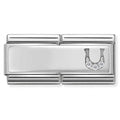NOM CZ DOUBLE CZ HORSESHOE - DOUBLE