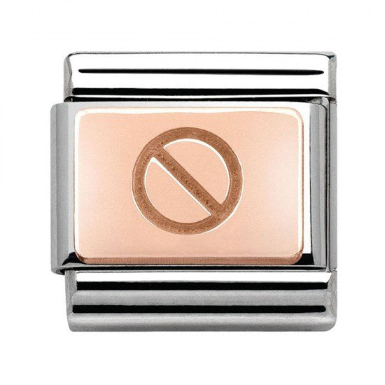 NOM ROSE GOLD PLATE SCREW