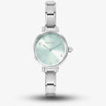 NOM SS OVAL AQUA GREEN DL. PARIS WATCH