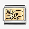 NOM DAD HAND GOLD - PLATES IC