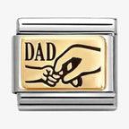 NOM DAD HAND GOLD - PLATES IC
