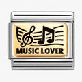 NOM MUSIC LOVER GOLD - PLATES IC