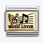 NOM MUSIC LOVER GOLD - PLATES IC