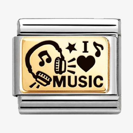 NOM I LOVE MUSIC GOLD - PLATES IC
