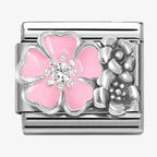 NOM CZ PNK FLOWER & FLOWERS - OX SYMB
