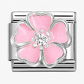 NOM SILV CZ PNK PEACH BLOSSOM - SYMBOLS