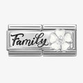 NOM ENAM FAMILY WHT FLOWER - DBLE ENGR