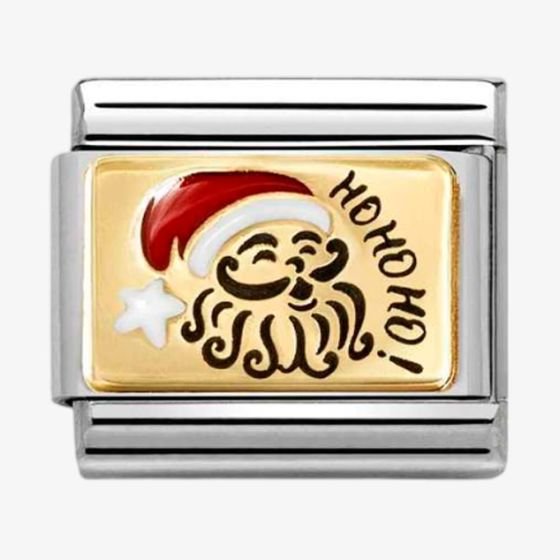 030289/10 NOM SANTA CLAUSE RED HAT ENAMEL PLATES (IC)