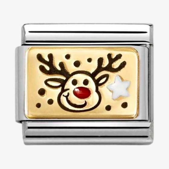030289/11 NOM REINDEER RED NOSE ENAMEL PLATES (IC)