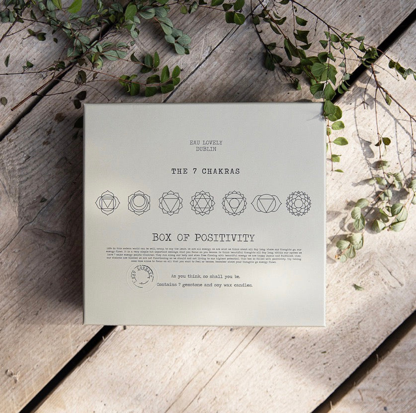 EAU SO 7 CANDLES CHAKRAS BOX OF POSITIVITY