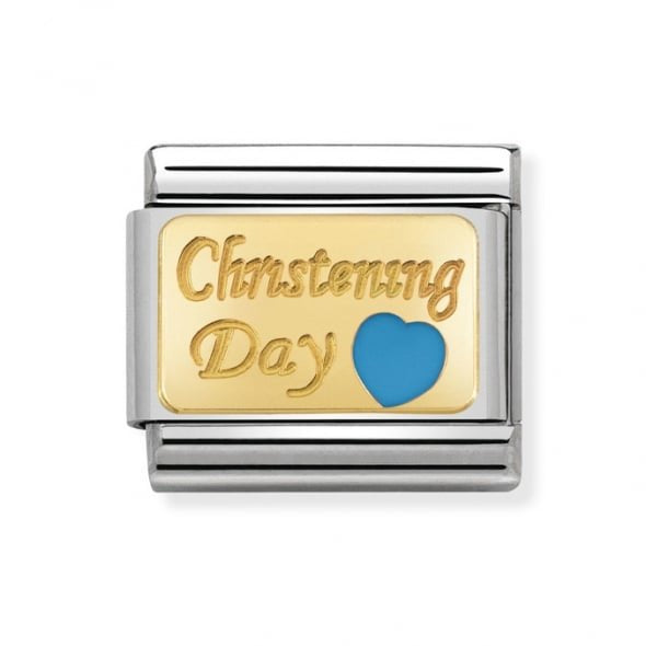 NOM BLUE CHRISTENING DAY ENAMEL - PLATES