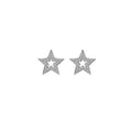 SILV STAR EARRINGS HOT DIAMONDS MICRO B