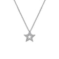 SILV STAR PENDANT HOT DIAMONDS MICRO B