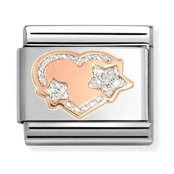 NOM ROSE GOLD HEART & STARS - SYMBOLS