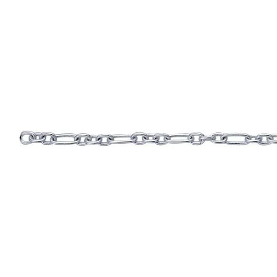 SILVER 1.5MM LONG & SHORT FIGARO LINK BRACELET - PERMA JEWEL