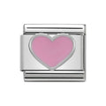 330202/18 NOM ENAMEL PINK HEART