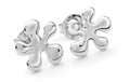 LADIES SILVER SPLASH STUDS