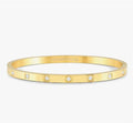 NOM SS GP SQ WHT CZ SML- PRETTY BANGLES