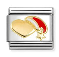 NOM HEART WITH RED HAT - CHRISTAMS