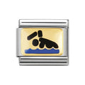 030287/01 SWIMMING ENAMEL CHARM - SPORTS