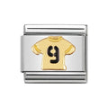 NOM 9 FOOTBALL SHIRT ENAMEL - FOOTBALL
