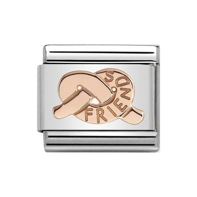 NOM 9 ROSE GOLD KNOT OF FRIENDSHIP