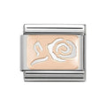 NOM ROSE GOLD PLATE ROSE