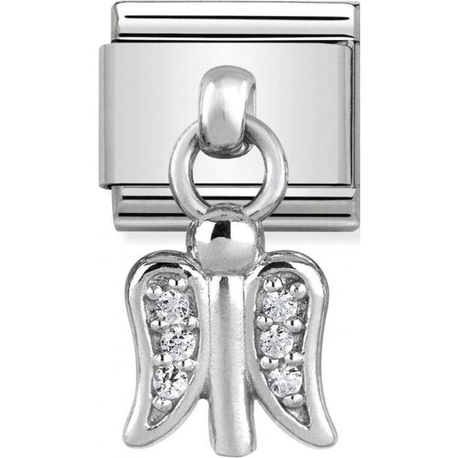 NOM CZ ANGEL DANGLE - CHARMS