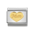 NOM HEART MUM GOLD - SYMBOLS