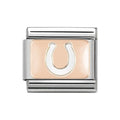 NOM ROSE GOLD PLATE HORSESHOE