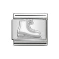 NOM WHITE ICE SKATE SILV SHINE - CHRISTMAS