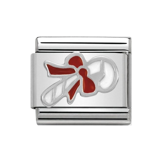 NOM CHRISTMAS CANDY CANE SILV SHINE - CHRISTMAS