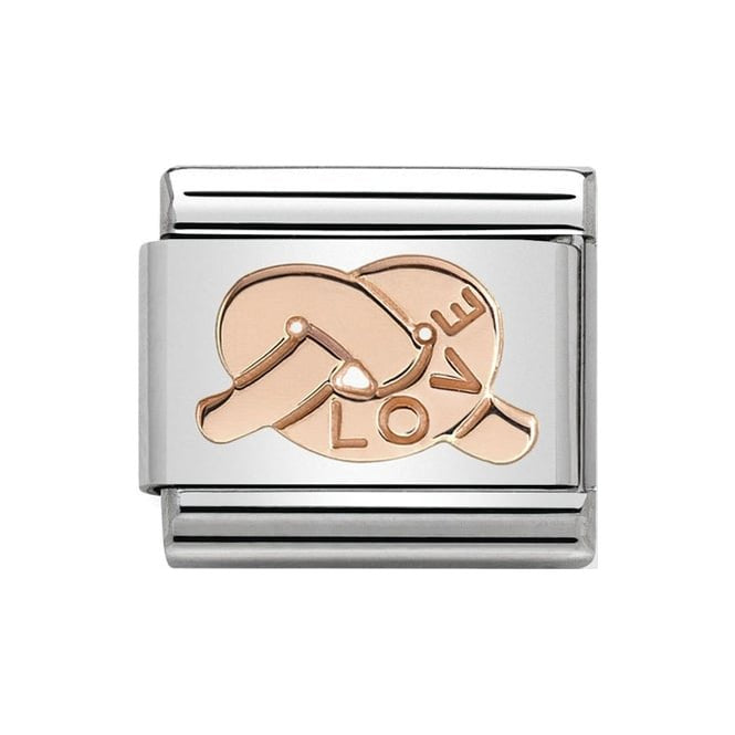 NOM 9 ROSE GOLD KNOT OF LOVE