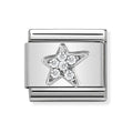 NOM ASYMMETRIC STAR MULTI CZ SILV SHINE