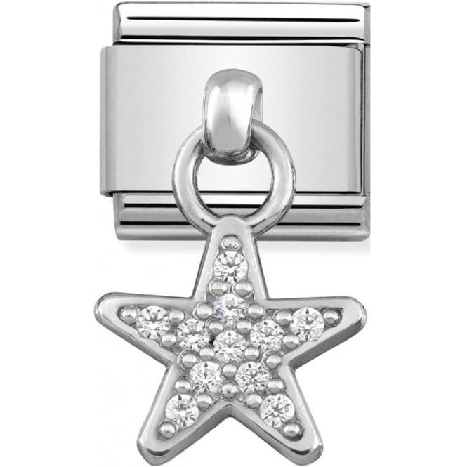 NOM CZ STAR DANGLE - CHARMS