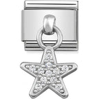 NOM CZ STAR DANGLE - CHARMS
