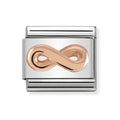 NOM ROSE GOLD INFINITY RELIEF SYMBOLS