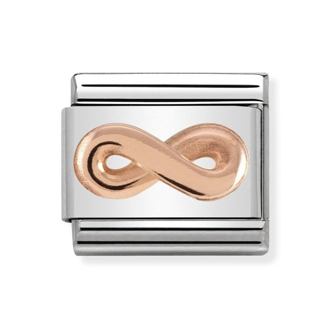 NOM ROSE GOLD INFINITY RELIEF SYMBOLS