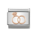 NOM ROSE GOLD WEDDING RINGS