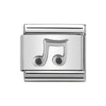 330311/08 NOM MUSIC NOTE CZ SILV SHINE