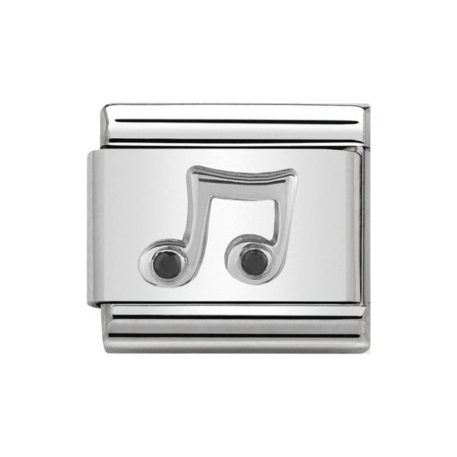 330311/08 NOM MUSIC NOTE CZ SILV SHINE