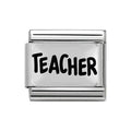 NOM TEACHER - OXIDISED PLATE