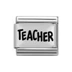 NOM TEACHER - OXIDISED PLATE