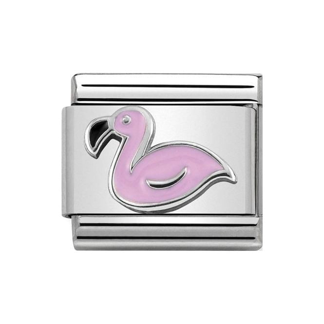 NOM ENAMEL PINK FLAMINGO