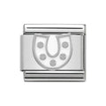 NOM ENAMEL WHITE HORSESHOE