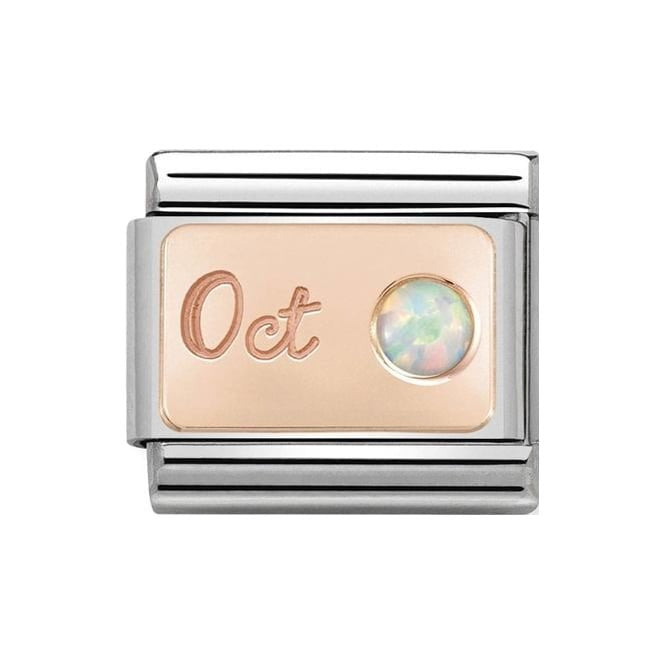 NOM ROSE GOLD OCT OPAL - STONE MONTH