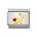 NOM RABBIT WITH HEART ENAMEL - SYMBOLS