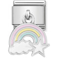RAINBOW CLOUD STAR ENAMEL DANGLE CHARM